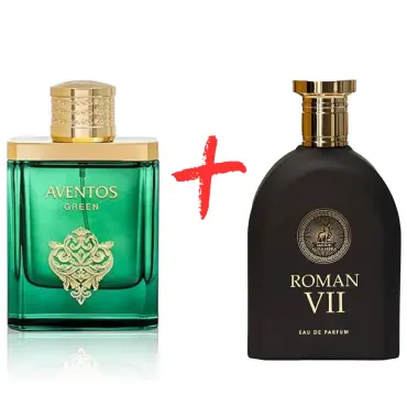 Fragrance World Aventos Green + Maison Alhambra Roman VII 