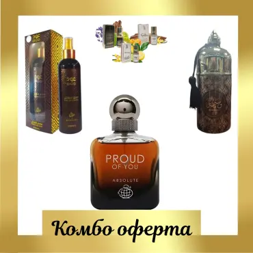 Fragrance World Proud of You Absolute + My Perfumes Waseemah + Otoori Oud + 3 uleiuri de parfum mini