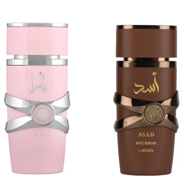 Lattafa Asad Bourbon + Lattafa Yara