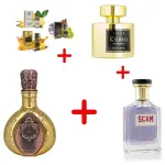 Lattafa Masa + Estiara Scam + Estiara Krown + 3 uleiuri de parfum mini 