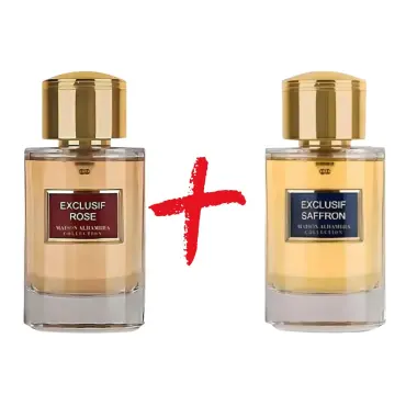 Maison Alhambra Exclusif Rose &amp; Maison Alhambra Exclusif Saffron