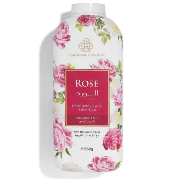 Talc parfumat 350 g. / Lumea parfumurilor Rose 