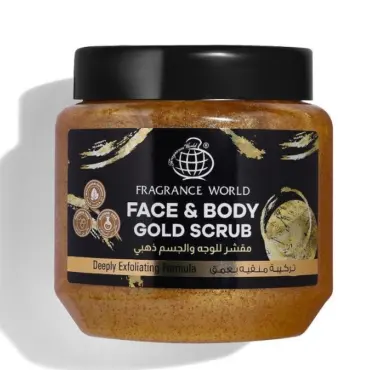Scrub pentru față și corp / Fragrance World Gold Scrub 
