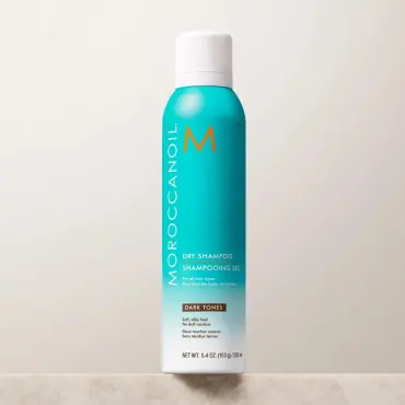 Șampon uscat pentru păr închis la culoare 205 ml. / Șampon uscat Moroccanoil Dark Tones 